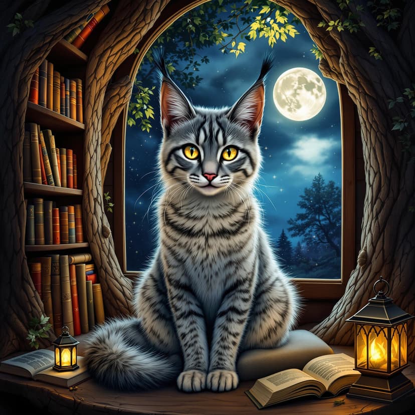 Character Luna the Library Lynx